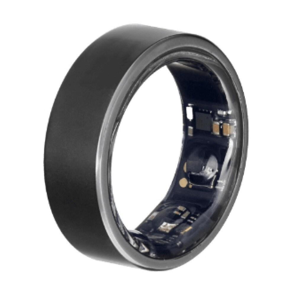 Gabit Smart Ring, Health Tracker, 7+ Day Battery, Sleep, Fitness, Nutrition, Stress, First Sizing Kit, HRV, VO2 Max, 30+ Workout Modes, Titanium, Matte Black, Size - 13