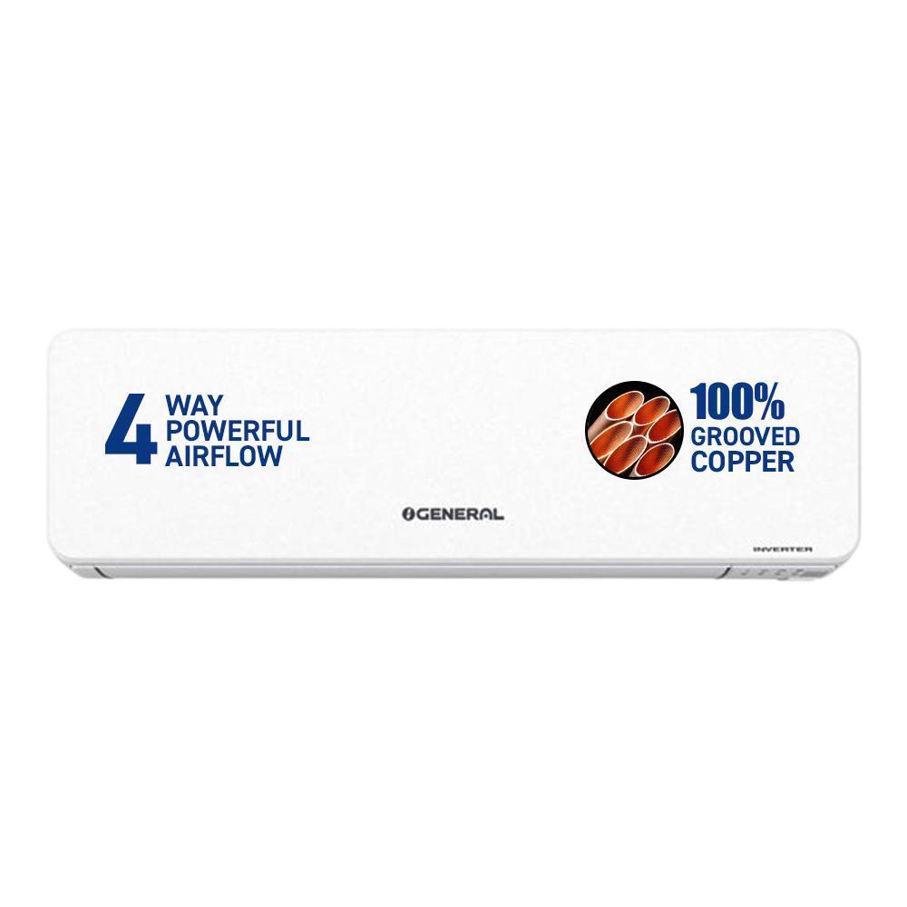 General 1 Ton 5 Star Inverter Split AC, ASGG12CGAA-B