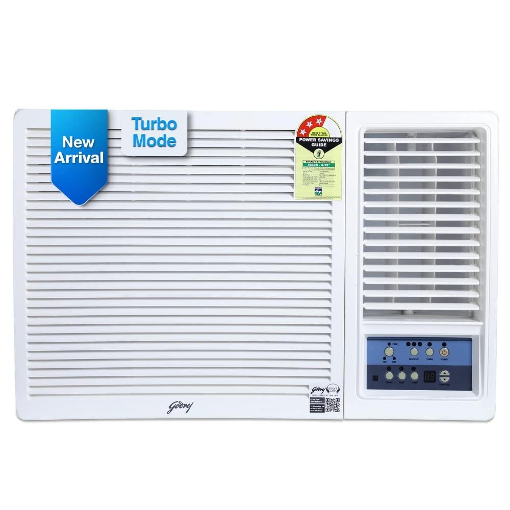 Godrej 1.5 Ton 3 star window AC, 18UTC3-W (Turbo Mode, Anti dust filter, R-32, 2023 launch)
