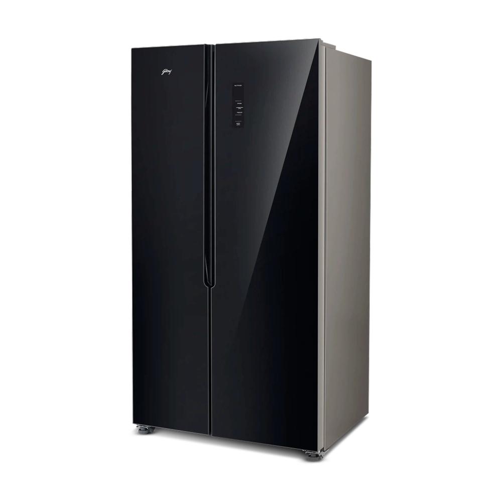 Godrej 600 L 3 Star Side by Side Refrigerator, Opera Black