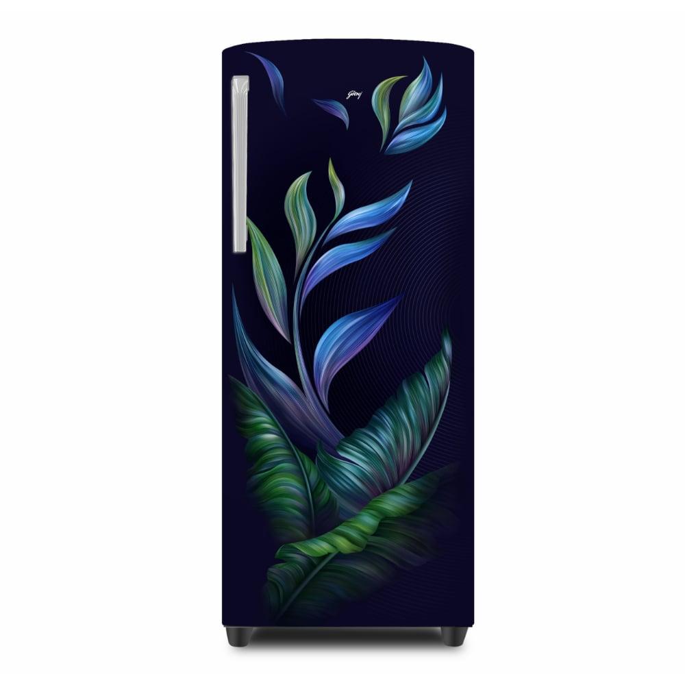 Godrej EMARVEL 268 L 3 Star Direct Cool Refrigerator with Advanced Inverter Technology, Fuse Blue, 290CNTHI FU BL