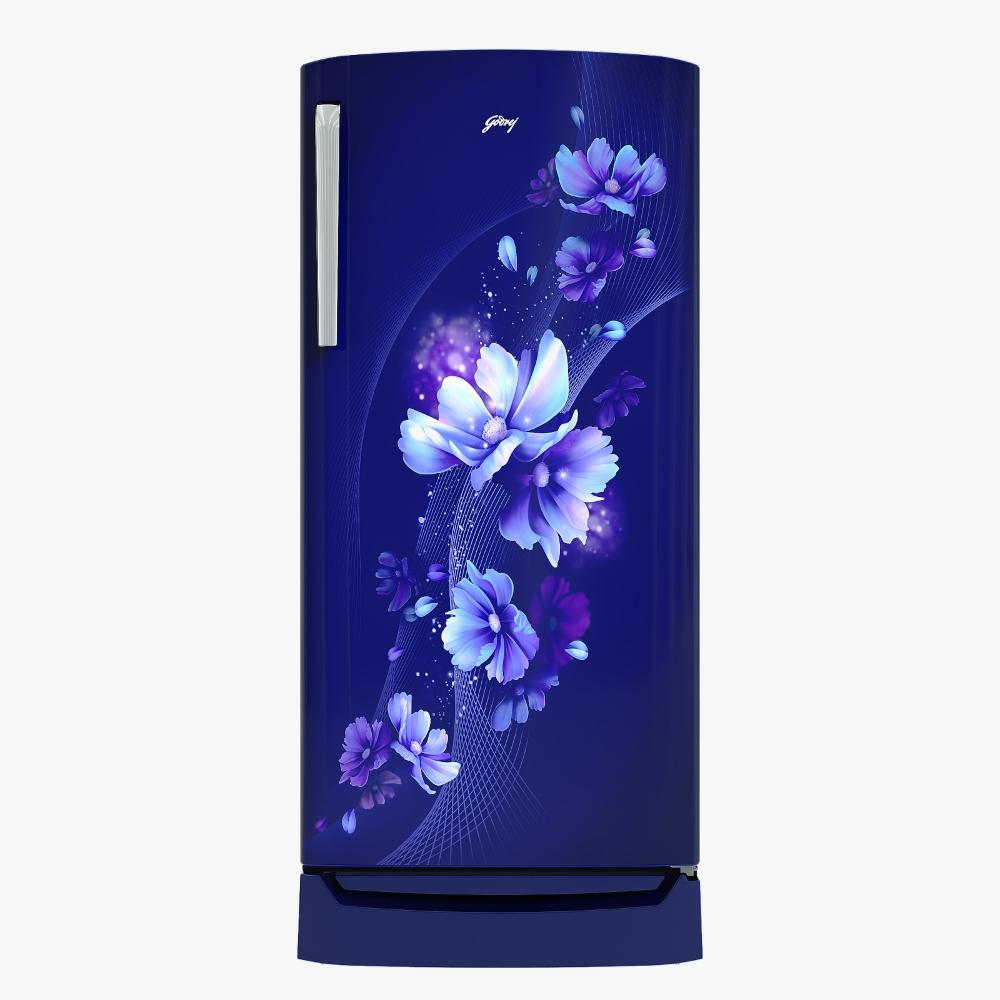 Godrej 184L 3 Star Direct Cool Single Door Refrigerator, Eon Marvel 207CN TDF, Aster Blue