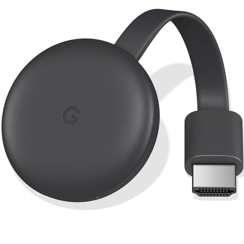 Google Chromecast 3 Media Streaming Device, Black