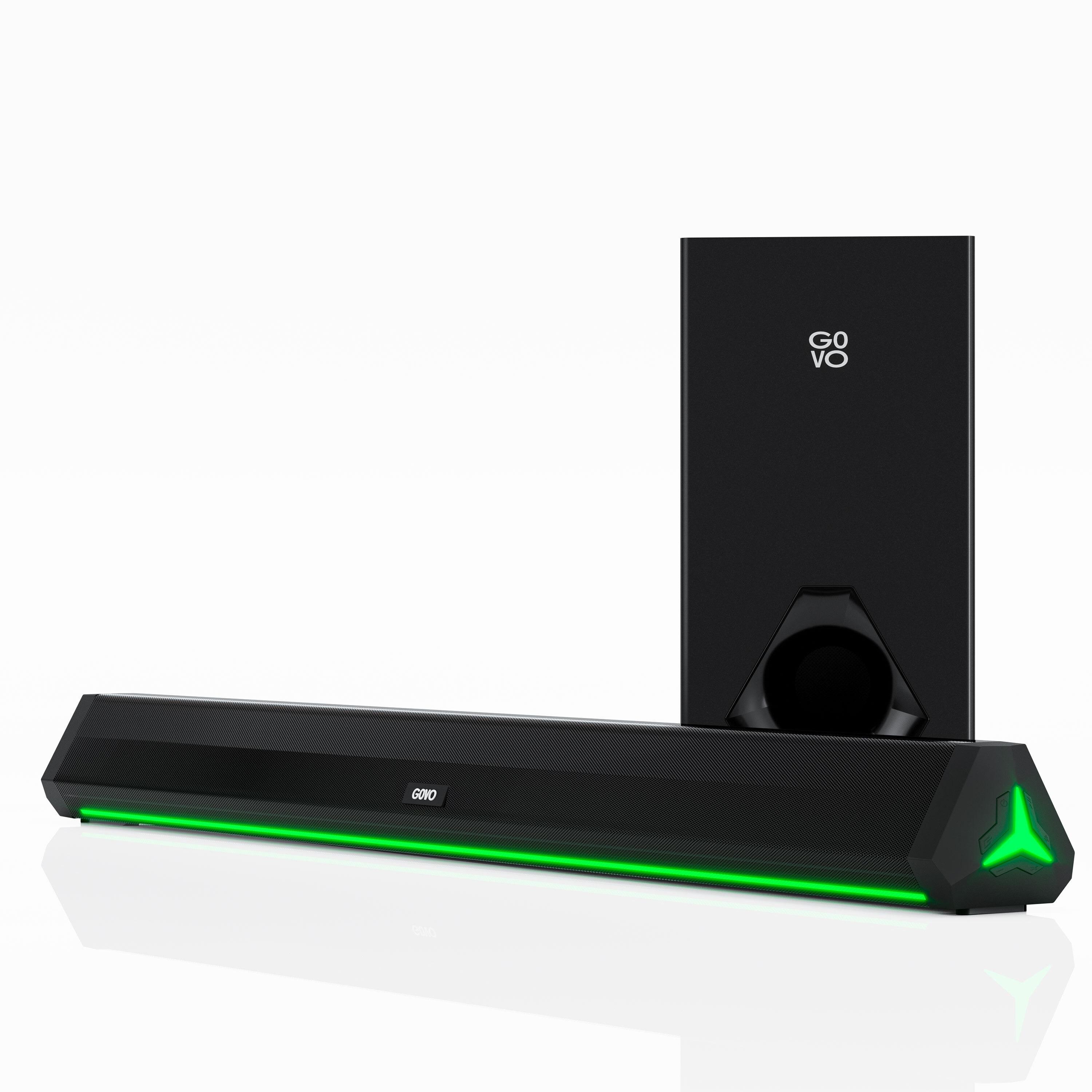GOVO GOSURROUND 920 ,Soundbar, 2.1 Channel Home Theatre, Wireless Subwoofer, HDMI, AUX, USB & Bluetooth, 4 Equalizer Modes, Stylish Remote & LED Display(Platinum Black), 200 Watts