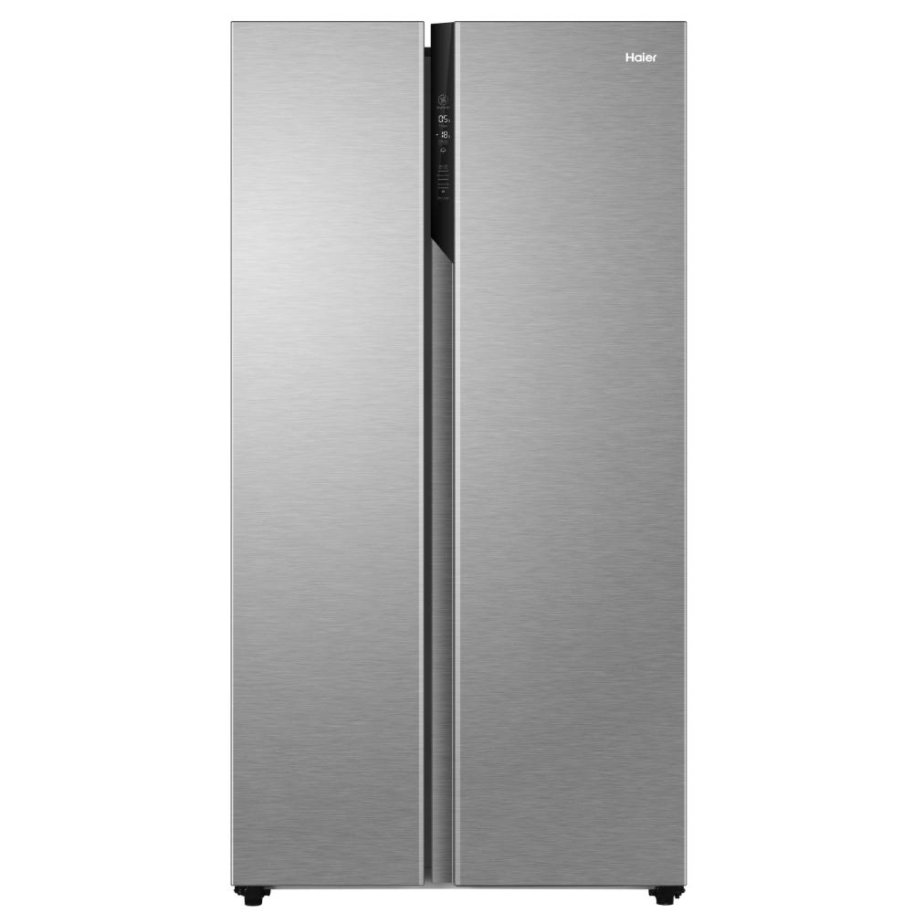Haier 602 L Wi-Fi Enabled Side By Side Refrigerator, Shiny Steel, HRS-682SSU1
