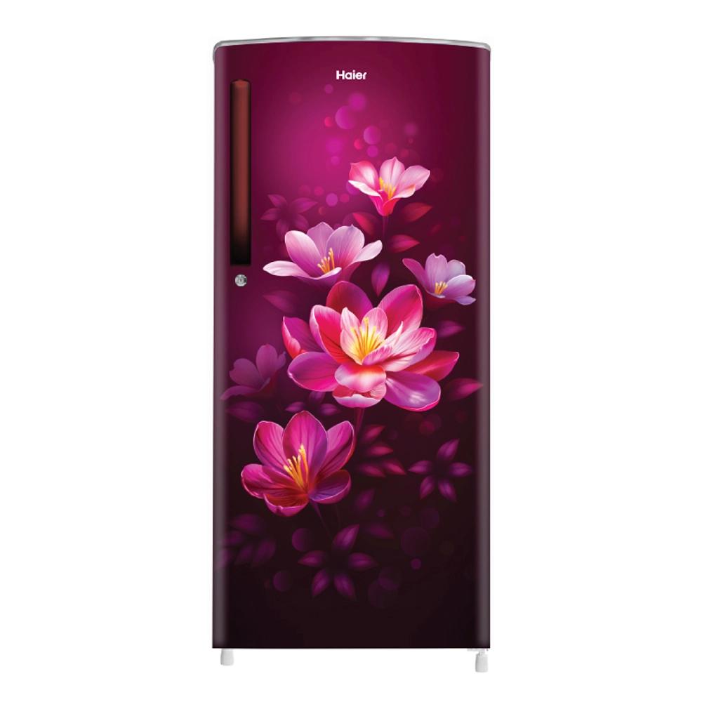 Haier 205 L 1 Star Single Door Refrigerator (HRD-2261SRMA-N, Red Magnolia)