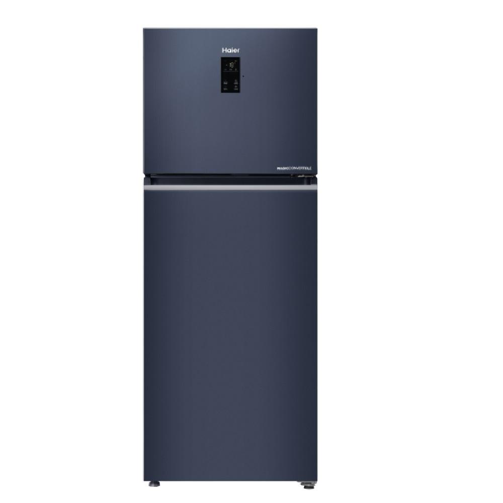 Haier 328 L 2 Star Double Door Refrigerator (HRF-3782BLGKA-P, Graphite Black)