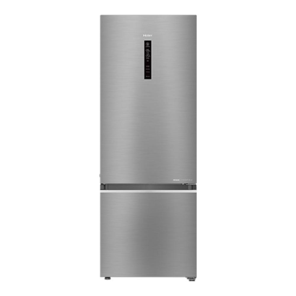 Haier 445 L 1 Star Bottom Mount Refrigerator (HRB-4951BISA-P, Inox Steel)
