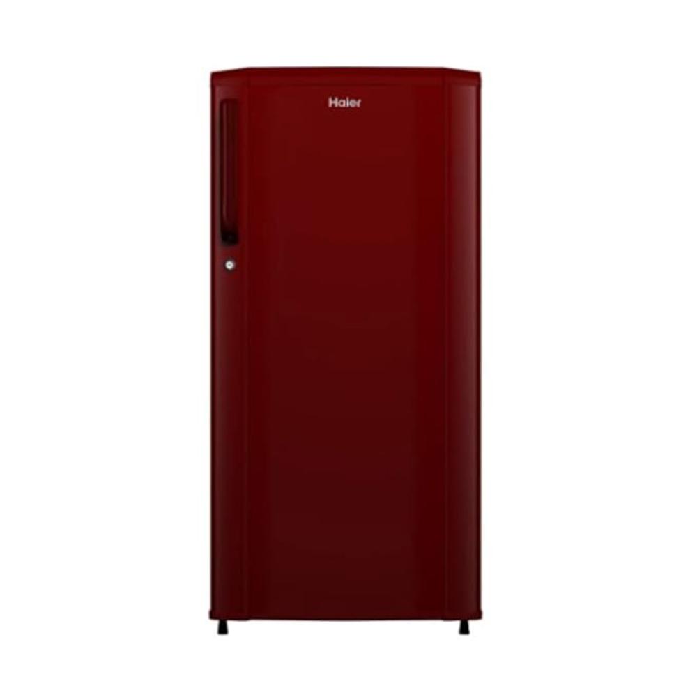 Haier 165 L 1 Star Direct Cool Single Door Refrigerator, HRD-1851BBRA-P, Red Mono