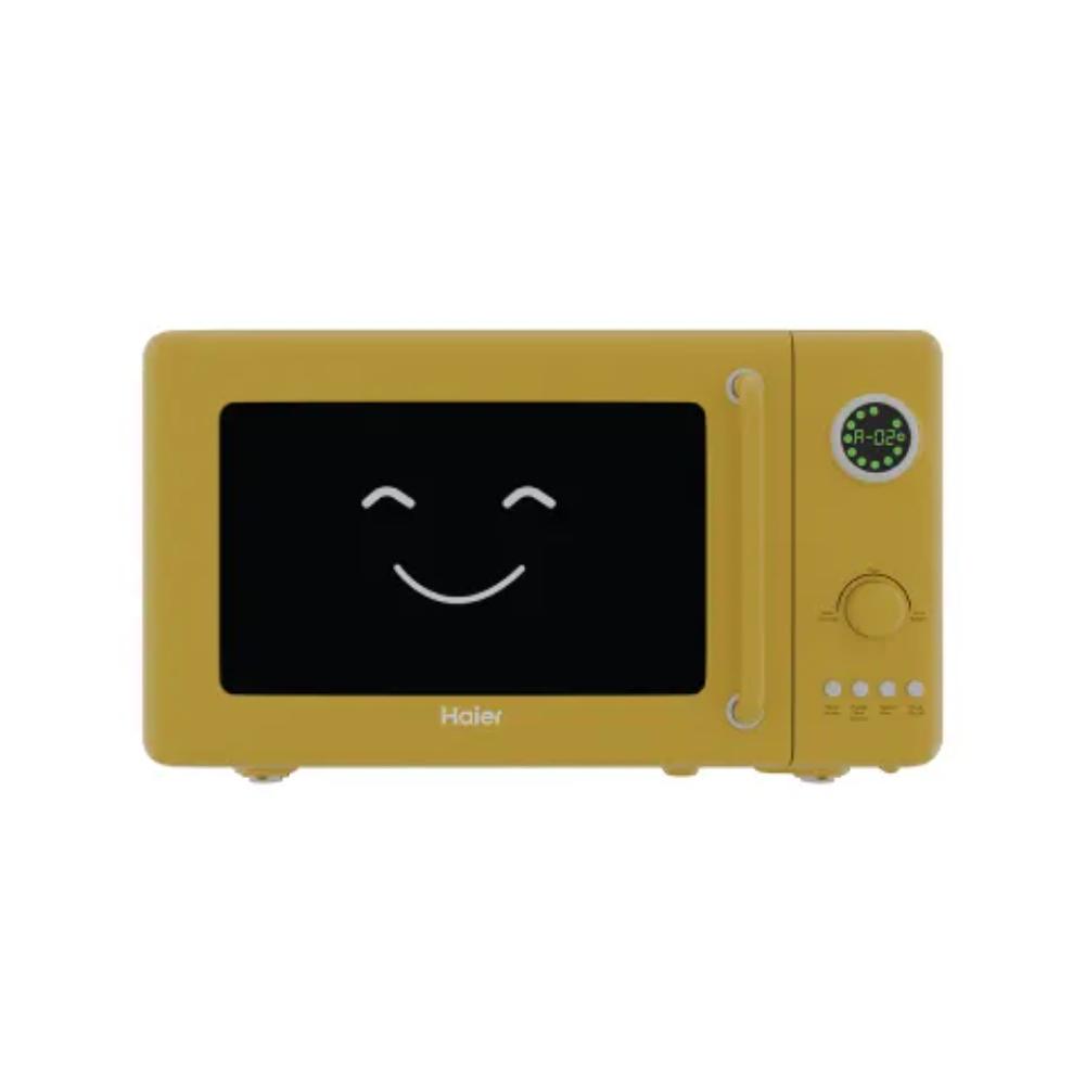 Haier Vogue 20 L Lemon Solo Microwave Oven with Auto Cook Menus & Digital Display
