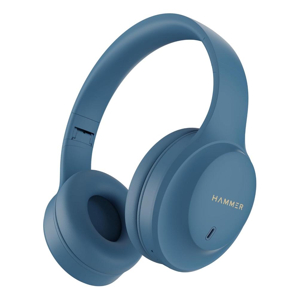 Hammer ENC Vibe Bluetooth Headphone, Blue