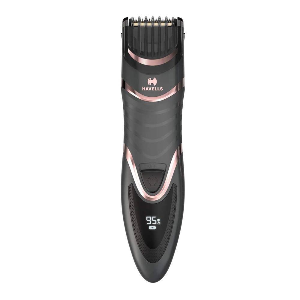 Havells BT9010 Beard Trimmer with Capture Trim Technology, Black-Rose Gold-2