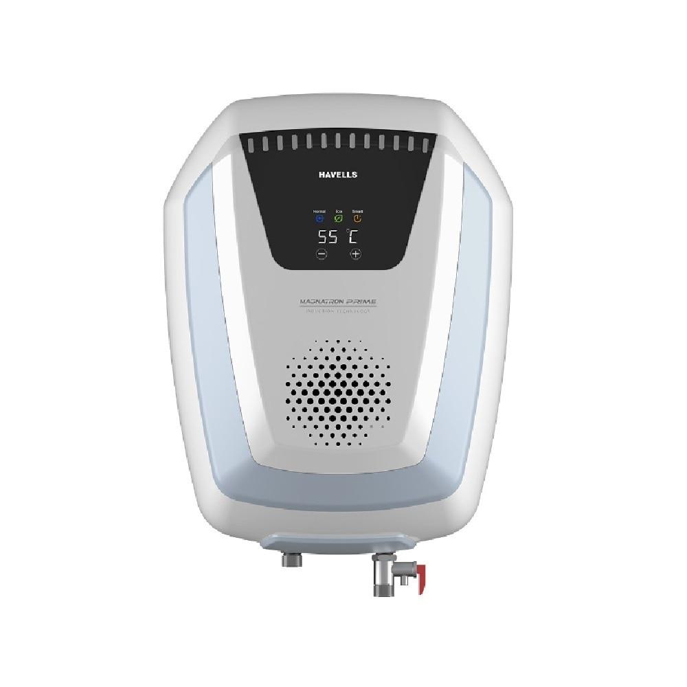 Havells Magnatron Prime 15 litres Vertical Mount Storage Water Heater, White Blue