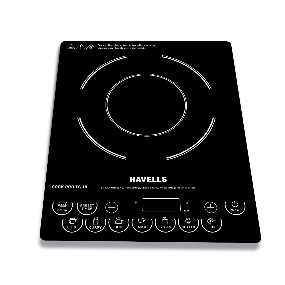 Havells 1800 W Cook Pro TC18 Induction Cooktop