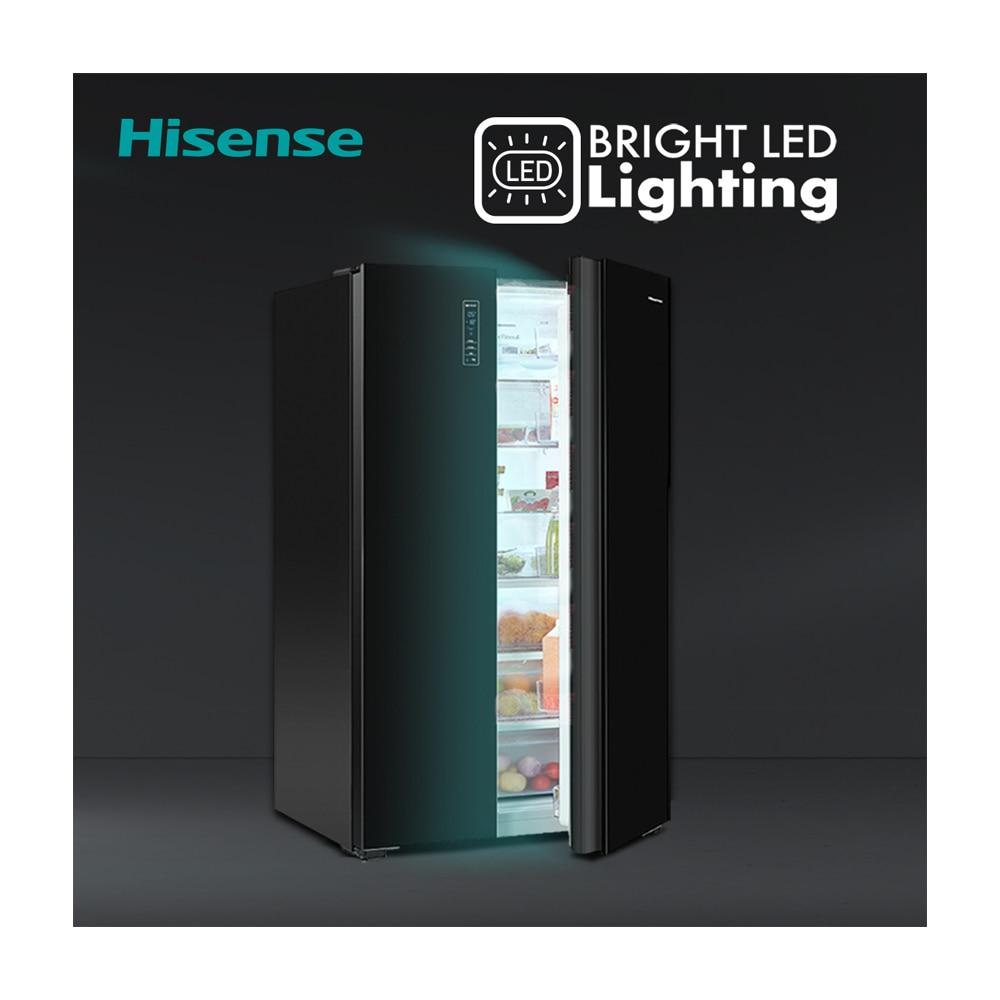 TOSHIBA 電子レンジ ,Hisense Refrigerator Buy Hisense 690 litres Side-by-Side Refrigerator, Black Glass