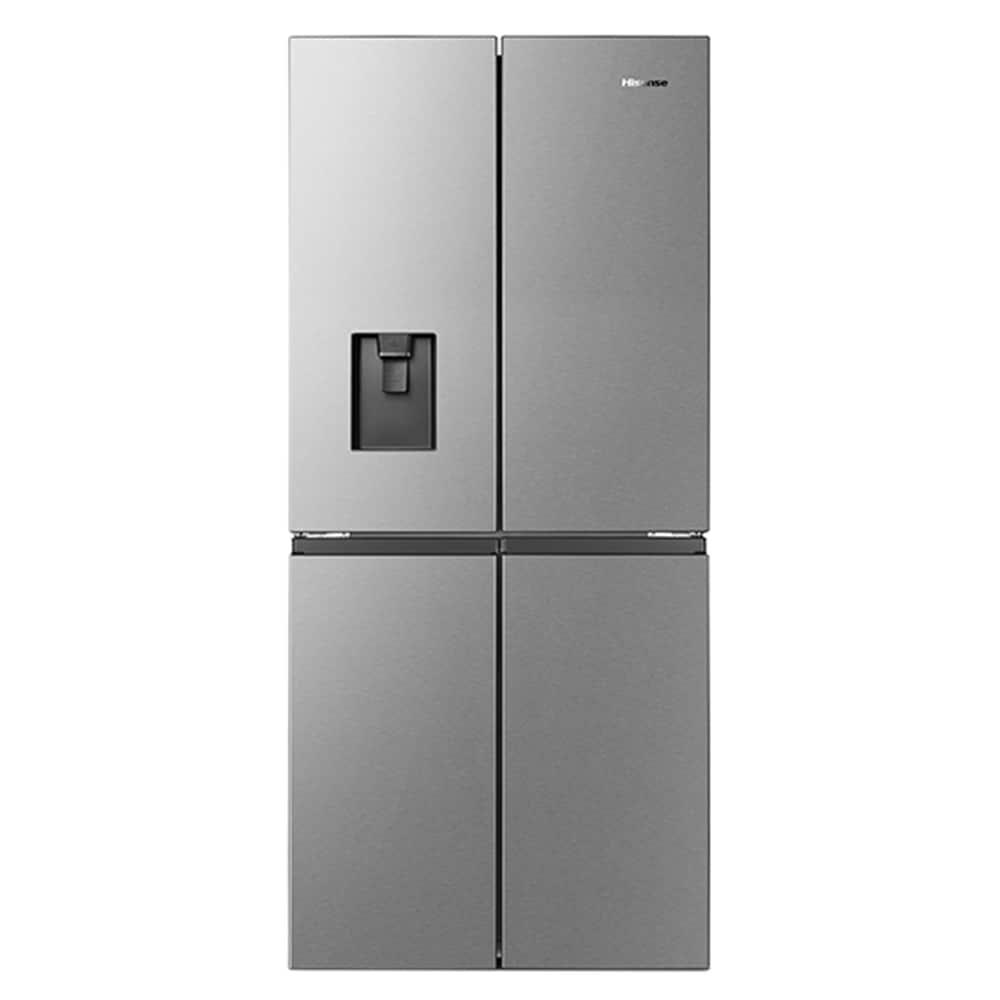 HISENSE 507 litres Four Door Refrigerator Refrigerator with Durable Inverter Technology , Silver RQ507N4SSVW