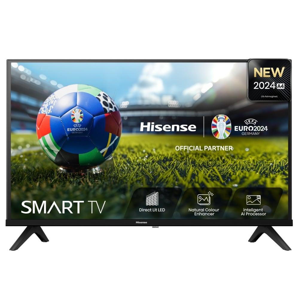 Hisense 101.6 cm (40 inches) Full HD Smart Certified LED TV, 40A4N, Black