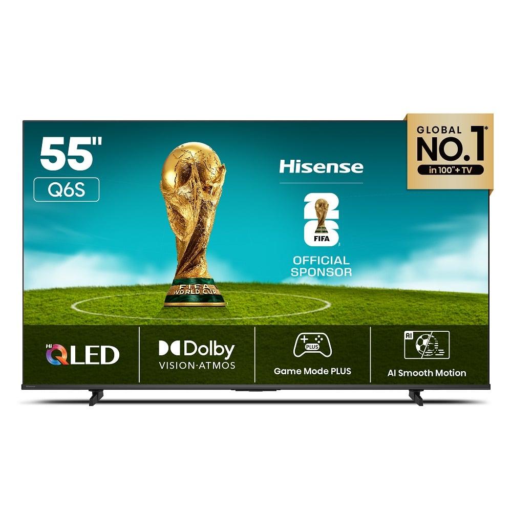 Hisense 139 cm (55 inch) 4K QLED TV (55Q6S)