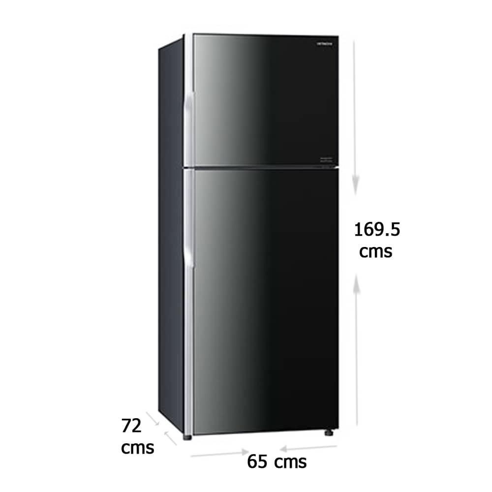 Hitachi 415 litres 2 Star Double Door Refrigerator, Grey New
