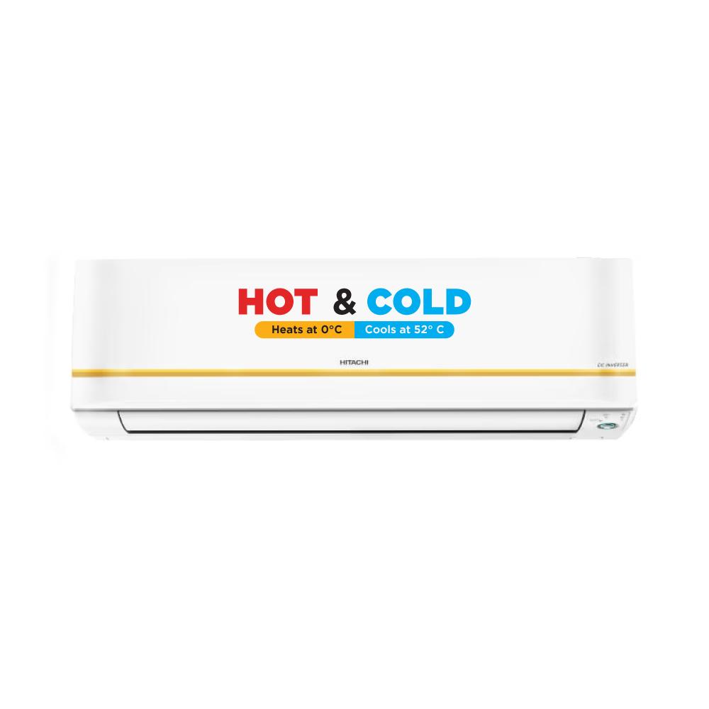 Hitachi 1.5 Ton 3 Star Hot and Cold Inverter Split AC, G318HGXA ,Penta Sensor, Super Fine Mesh Filter, Inner Grooved copper, Backlight Remocon, 2024 Launch