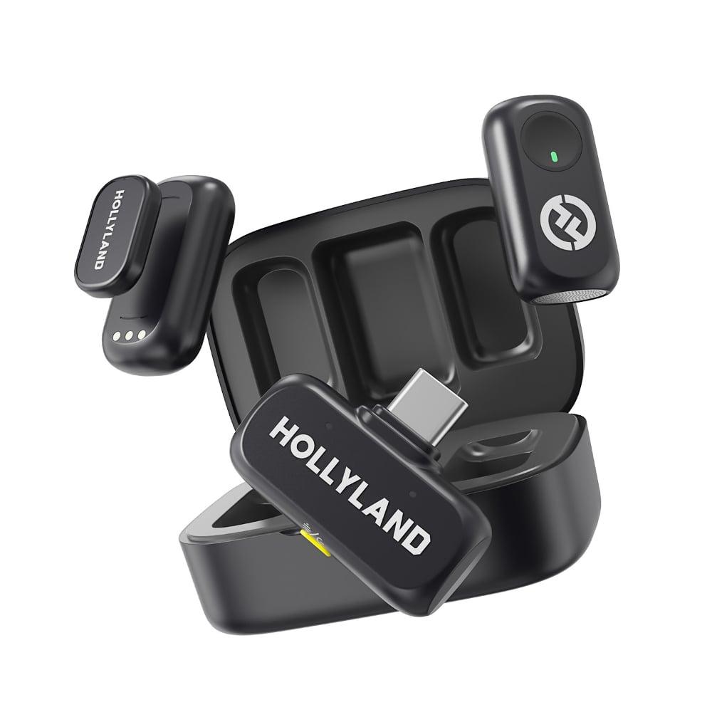 Hollyland Lark A1 Duo Wireless Microphone, Black