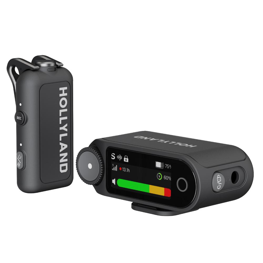 Hollyland Lark Max 2 Solo Wireless Microphone, Black