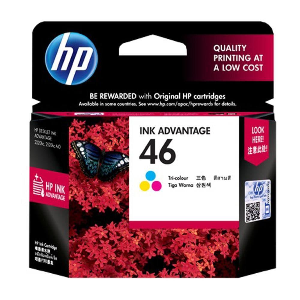 HP 46 Ink Advantage Cartridge, Tri-Color