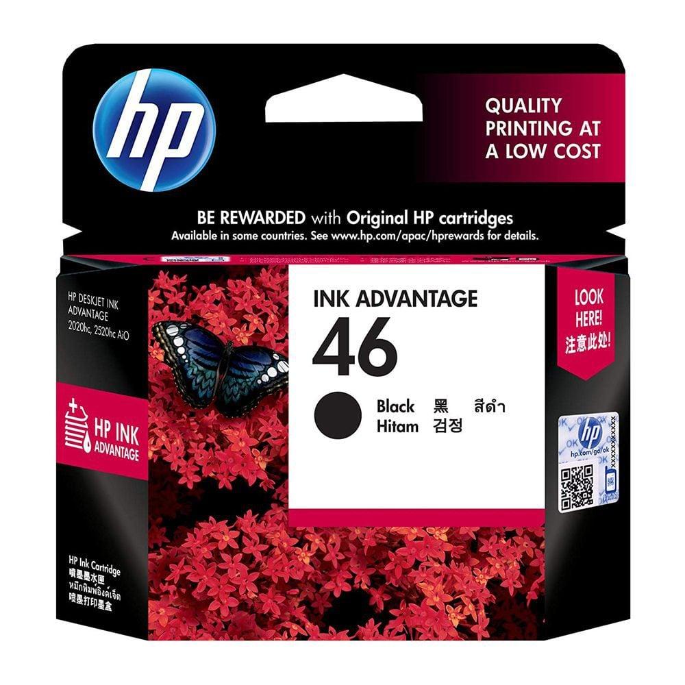 HP 46 Ink Cartridge, Black