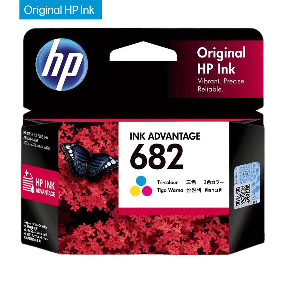 HP 682 Original Ink Cartridge, Tri-color