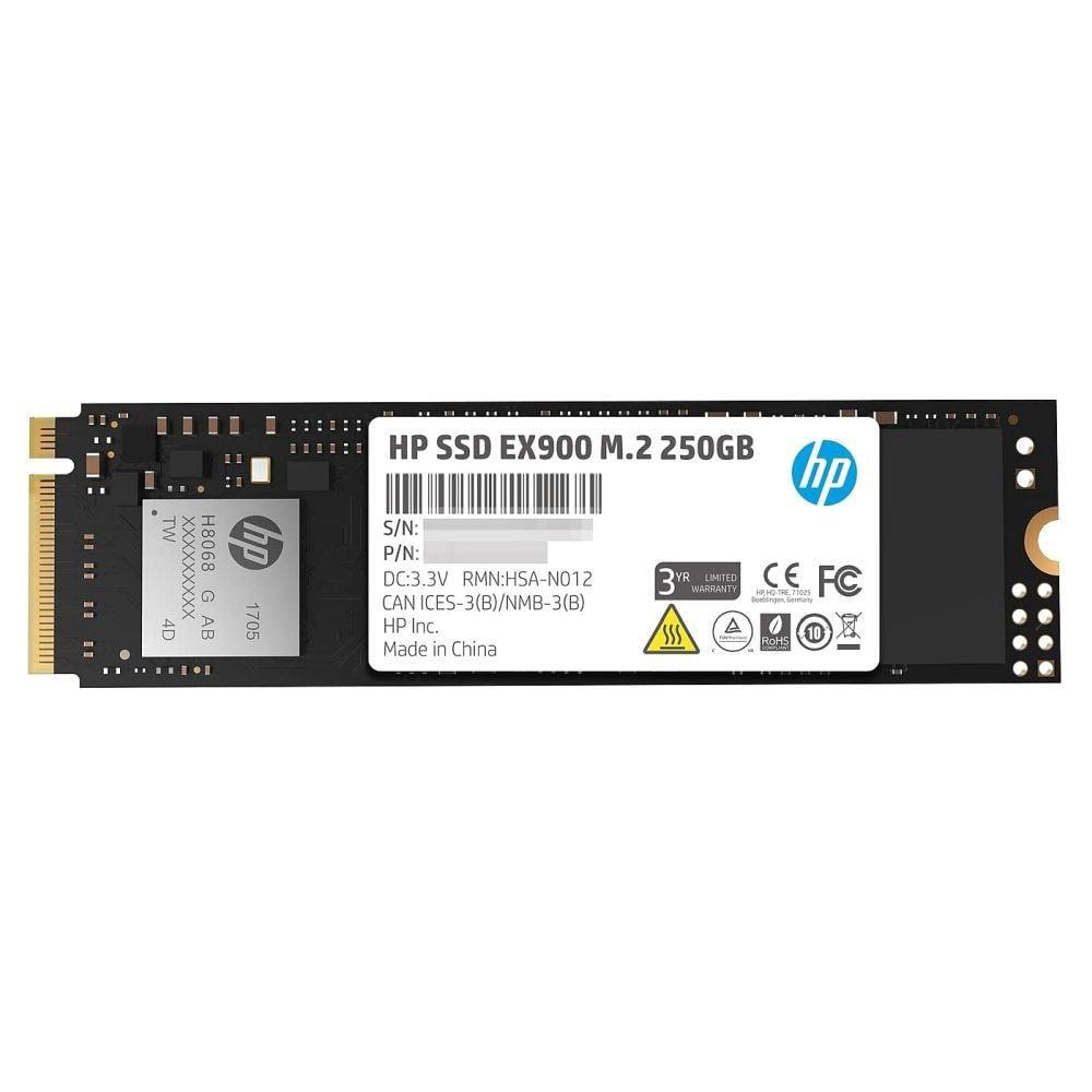 Hp 250GB EX900 M.2 PCIe Gen3x4, NVMe Internal Solid State Drive (SSD)