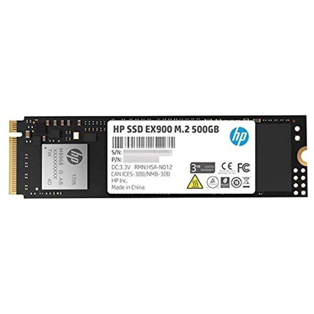500GB PCIe SSD M.2(2280) NVMe Gen3×4 Hp 500GB EX900 M.2 PCIe Gen3x4, NVMe Internal Solid State Drive (SSD)