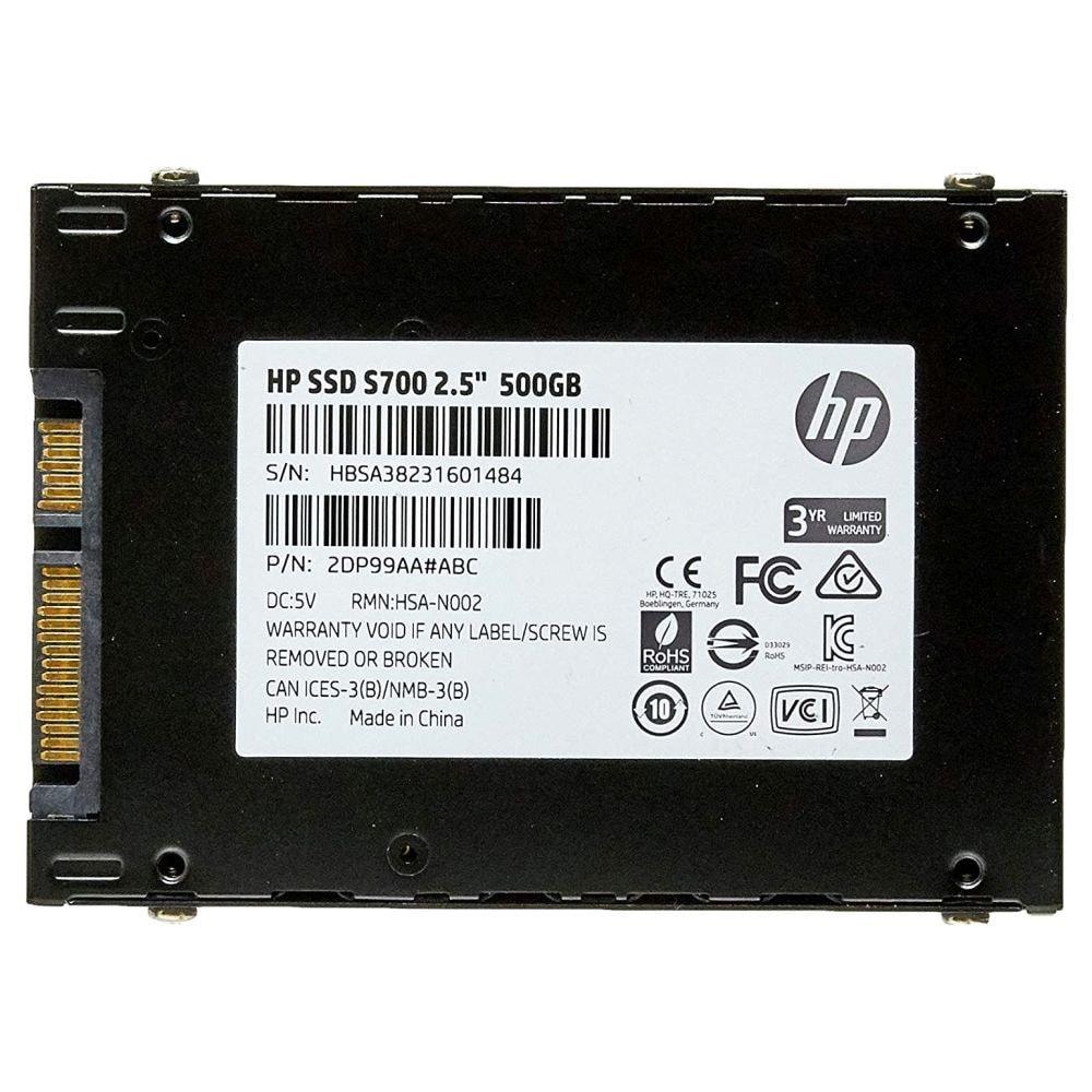 HP SSD S700 500GB 2.5インチ SATA 内蔵型SSD HP 500GB S700 6.35 cm (2.5 Inch) SATA III Internal Solid State