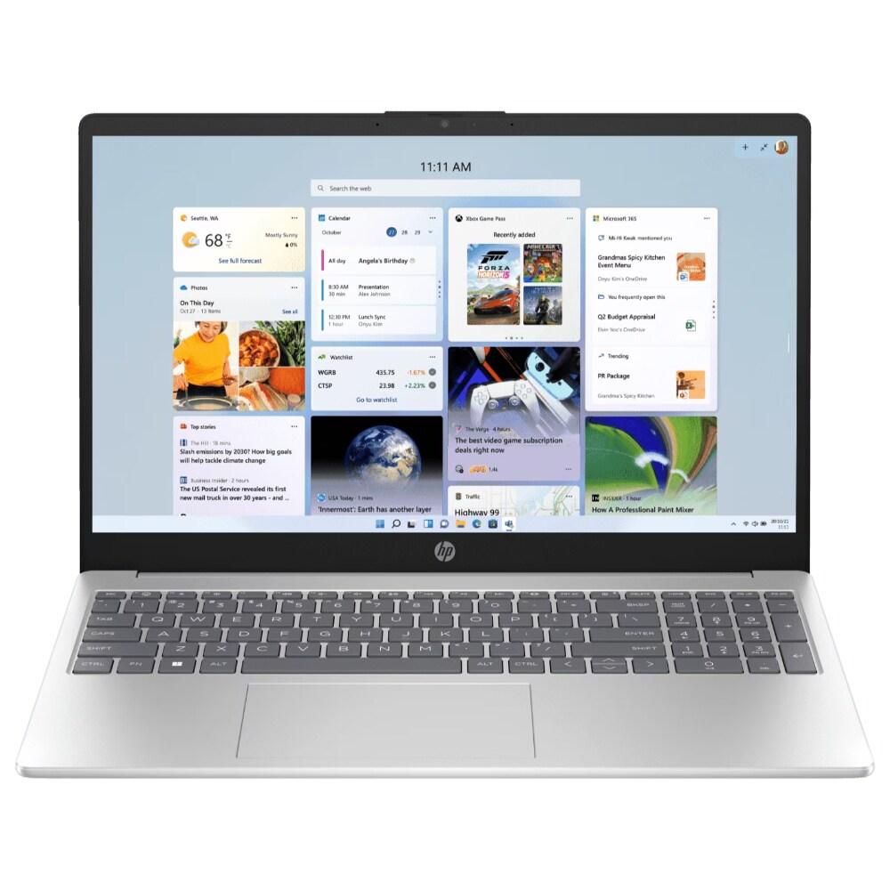 HP 15-fc0156AU Standard Laptop (AMD Ryzen 5 7520U/16 GB/512 GB SSD/AMD Radeon Graphics/Windows 11 Home/MsOffice/Full HD), 39.62 cm - 15.6 inch, Natural Silver