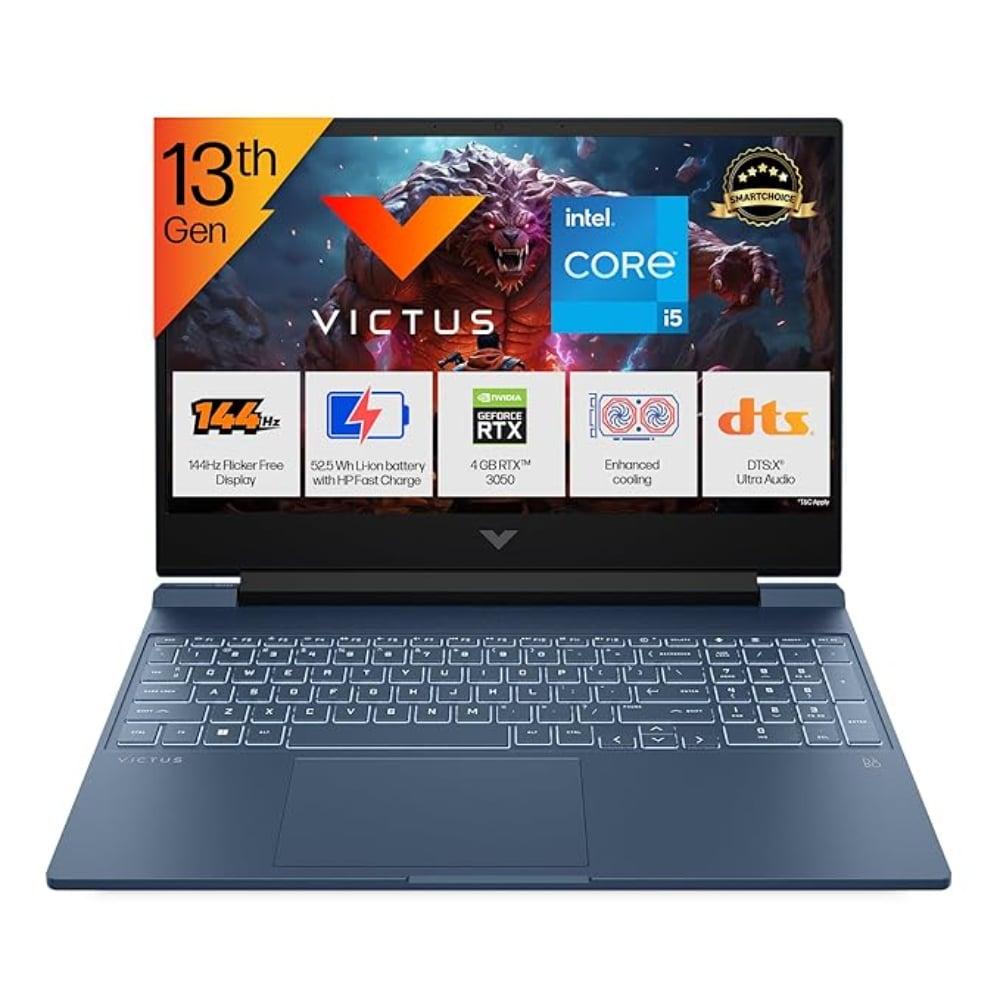 HP Victus 15-FA2192TX Gaming Laptop (Intel Core i5-13420H/16 GB /512 GB SSD/4 GB-Nvidia GeForce RTX 3050A/Windows 11 Home/MS Office Home 2024 + 1 year M365 Basic/Full HD), 39.62 cm - 15.6 inch, Performance Blue