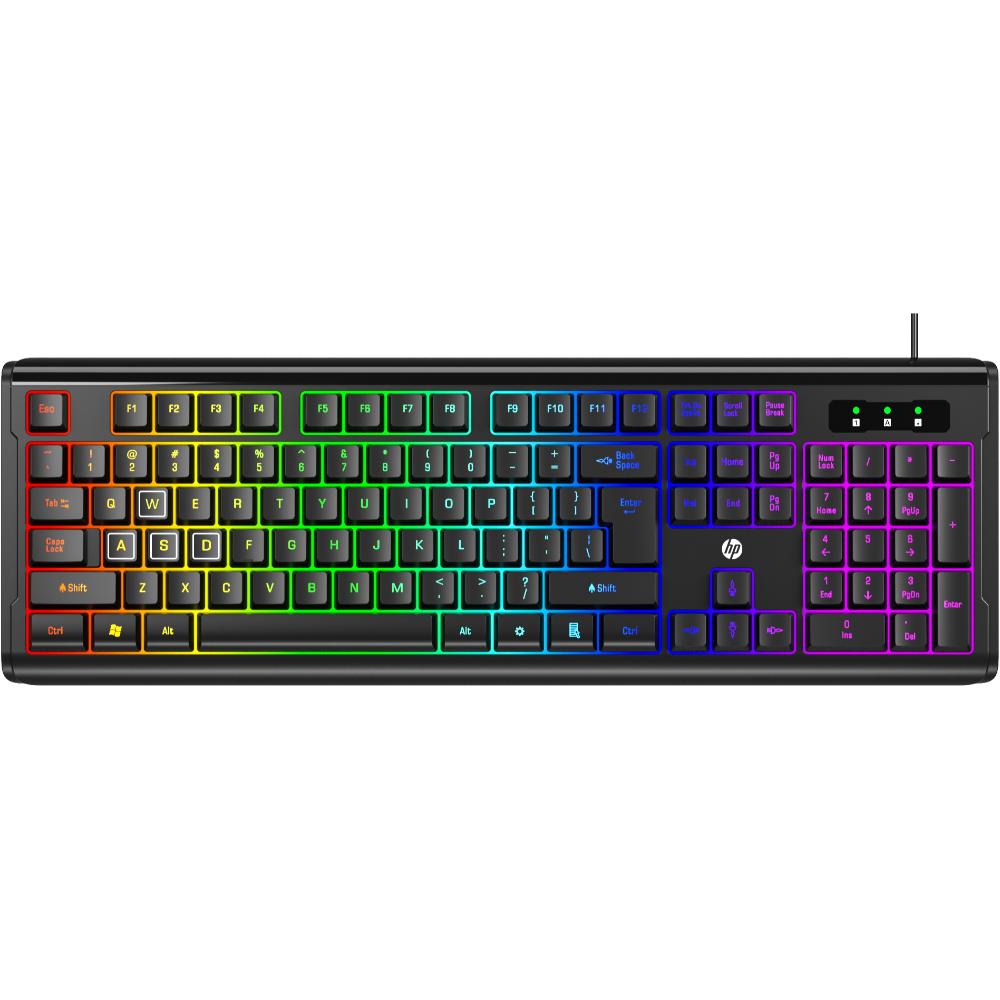HP K280 Wired Gaming Keyboard, Black
