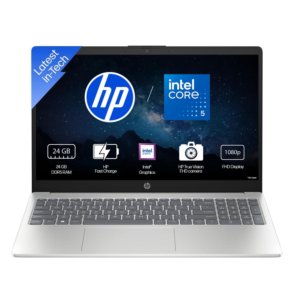 HP 15 15-FD0901TU 15.6 inch Silver Laptop - Image 1