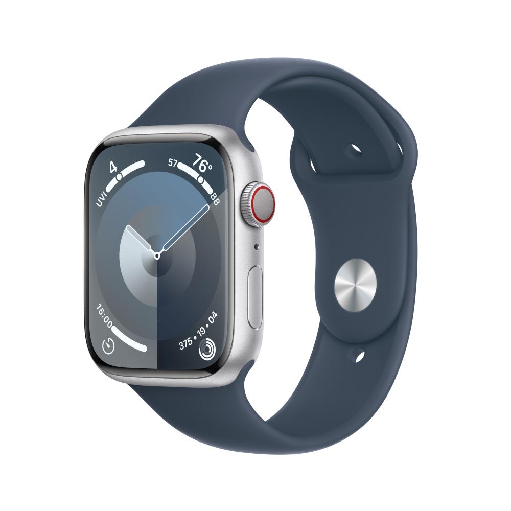Buy Apple Watch Series 9 GPS + Cellular 45mm Silver Aluminium Case 