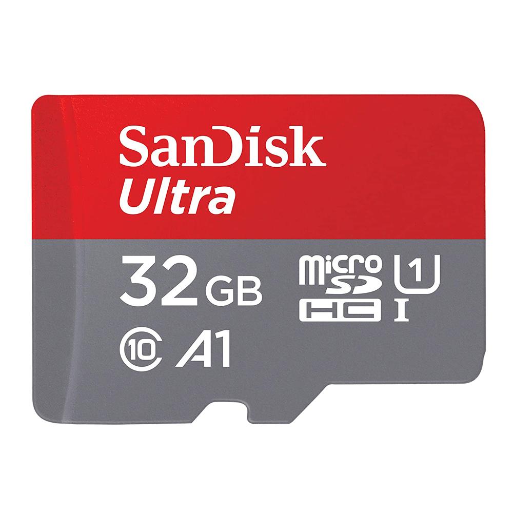 Sandisk Ultra 32 GB microSDHC Memory Card, 120 MB/s Read