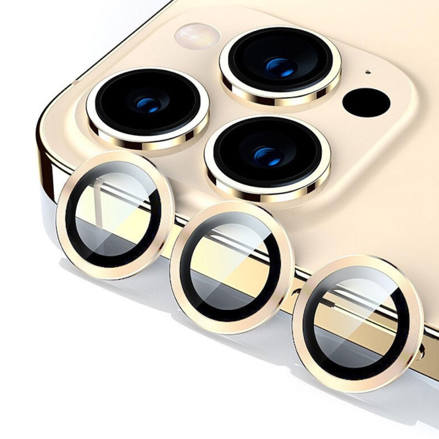 Hyphen Camera Lens Protector for iPhone 14 Pro/Pro Max, Gold