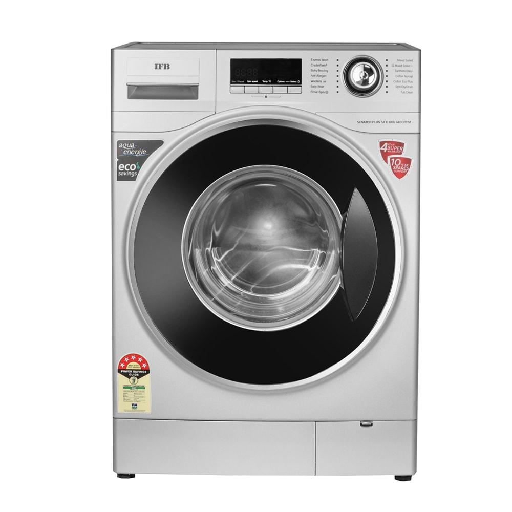 IFB 8 Kg Front Loading Fully Automatic Washing Machine with 2D Wash and Voltage Control, Senator Plus SX