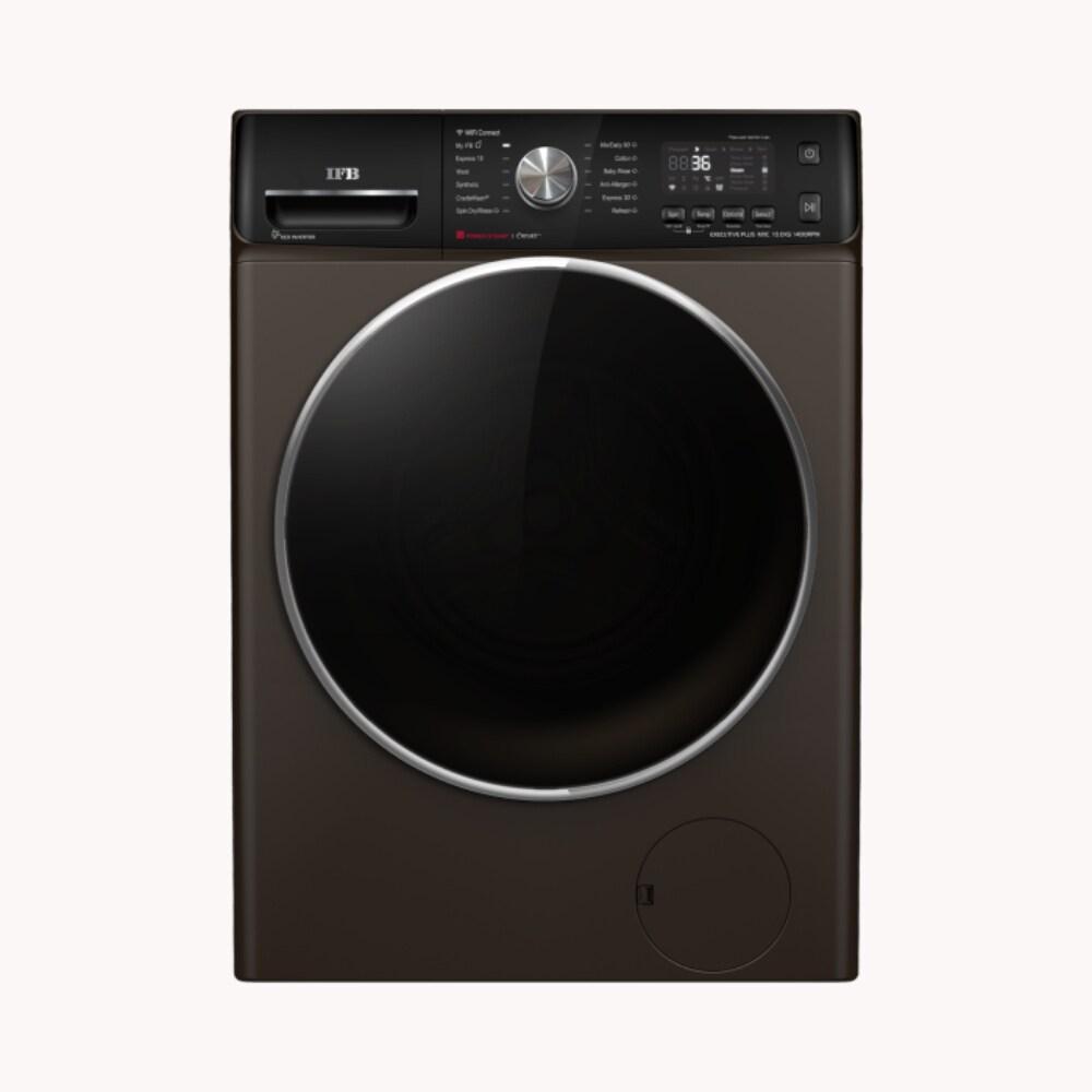 IFB 10 kg Front Load, AI Technology, Oxyjet, 9 Swirl Wash, Aqua Energie, 3D Warm Soak, WiFi Enabled, Power Steam, Mocha (Executive Plus MXC1014)