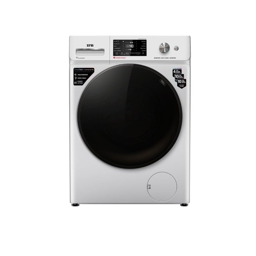 IFB 8 kg Fully Automatic Front Loading Washing Machine, Rich Silver, SENATOR SXN 8014K