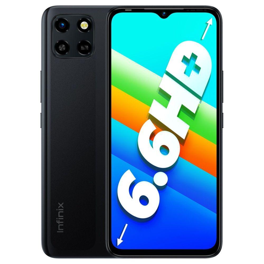 Infinix Smart 6 HD 32 GB, 2 GB RAM, Force Black, Mobile Phone