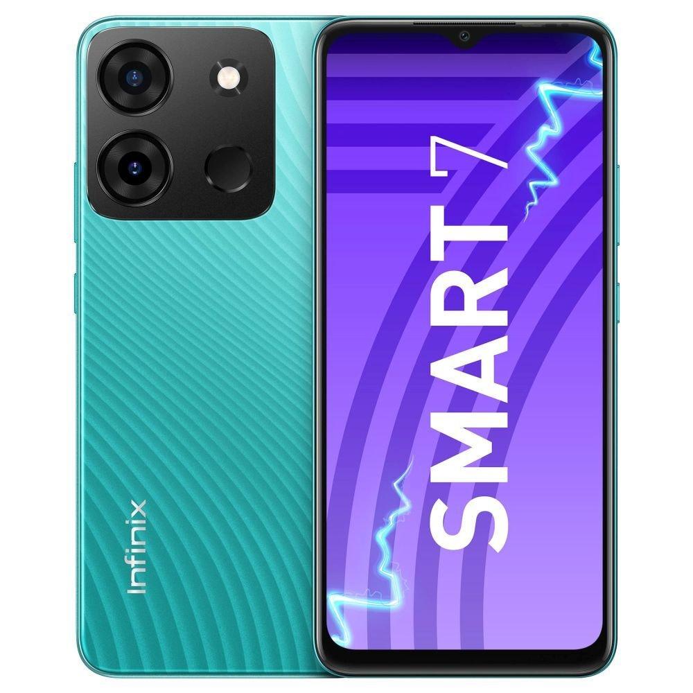 Infinix Smart 7 64 GB, 4 GB RAM, Emerald Green, Mobile Phone