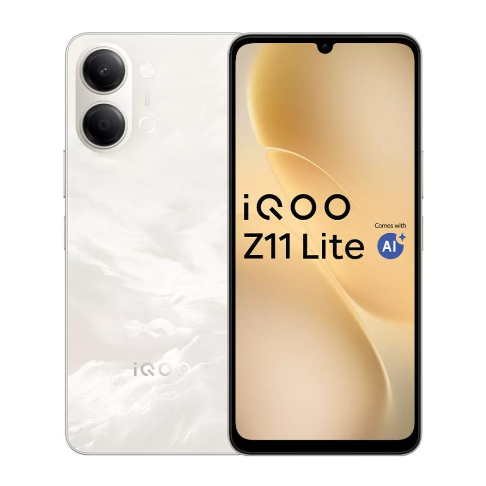 IQOO Z11 Lite 5G 128 GB, 6 GB RAM, Solar Flame, Mobile Phone