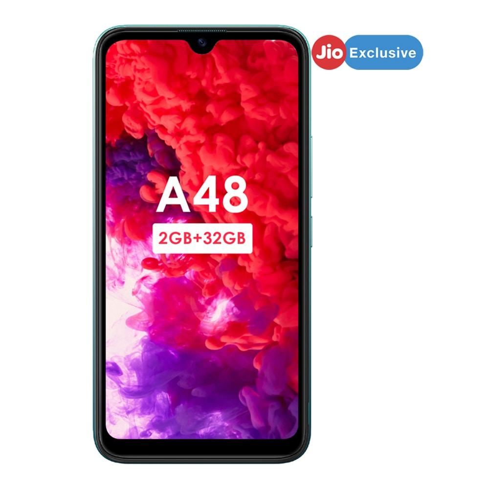 Itel A48 32 GB, 2 GB RAM, Gradation Green, Mobile Phone (JioExclusive offer available)