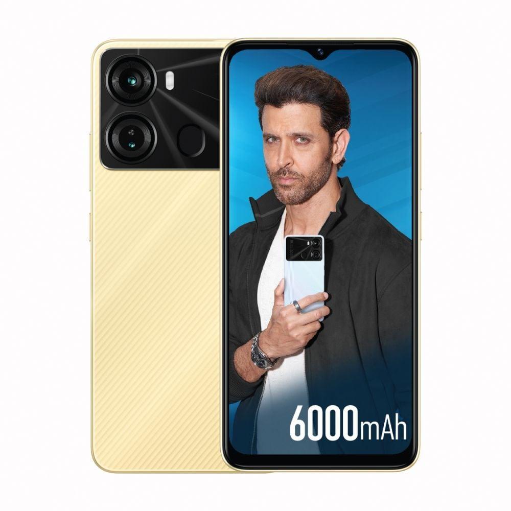 Itel P40 4 GB RAM, 64 GB, Luxurious Gold, Mobile Phone