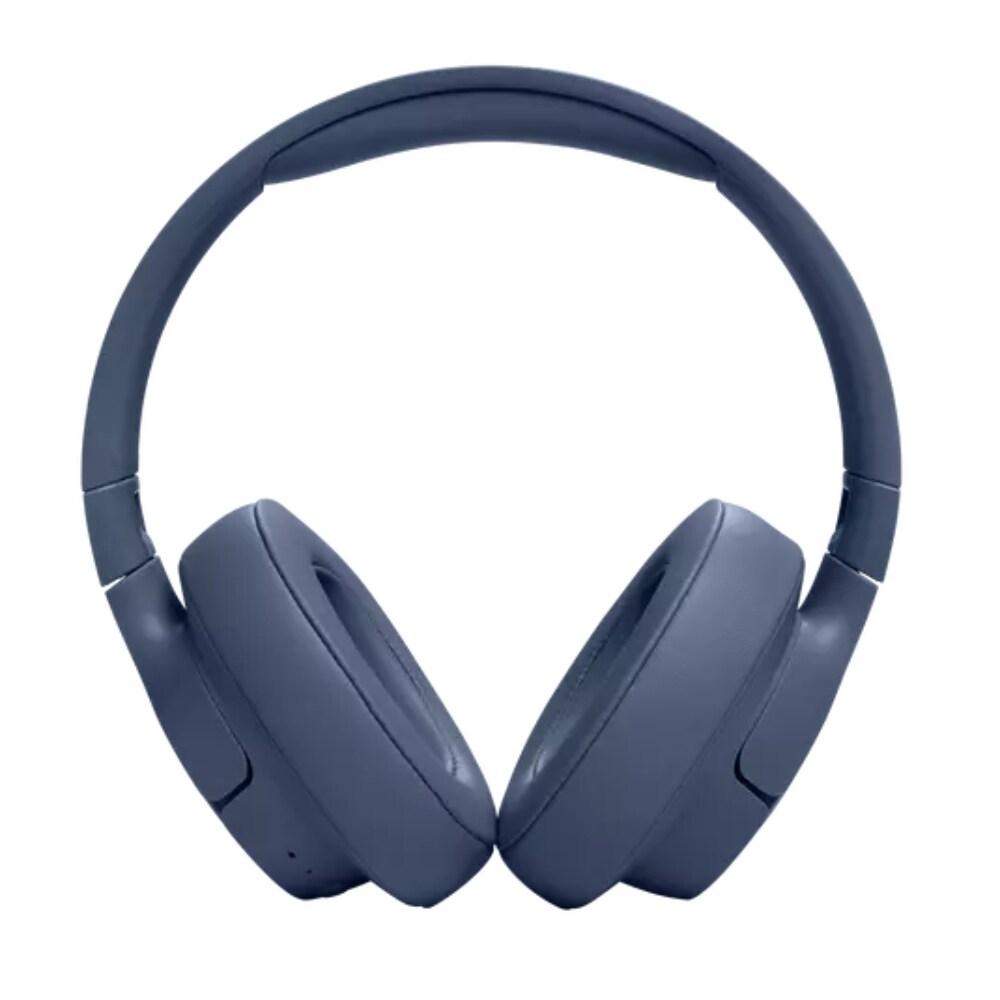 JBL Tune 720BT Wireless Over Ear Headphones with Mic, Pure Bass Sound, Upto 76 Hrs Playtime, Speedcharge, Dual Pairing, Customizable Bass with Headphones App, Lightweight, Bluetooth v5.3, Blue
