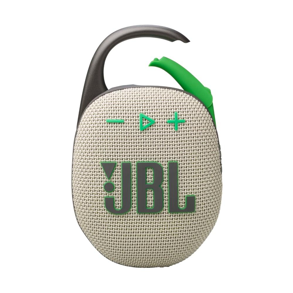 JBL Clip 5, Ultra Portable Waterproof Speaker, JBL Pro Sound, 12 Hours of Playtime, Waterproof Dustproof, Bluetooth v5.3, Multiconnection with Auracast, JBL Portable App (Sand)