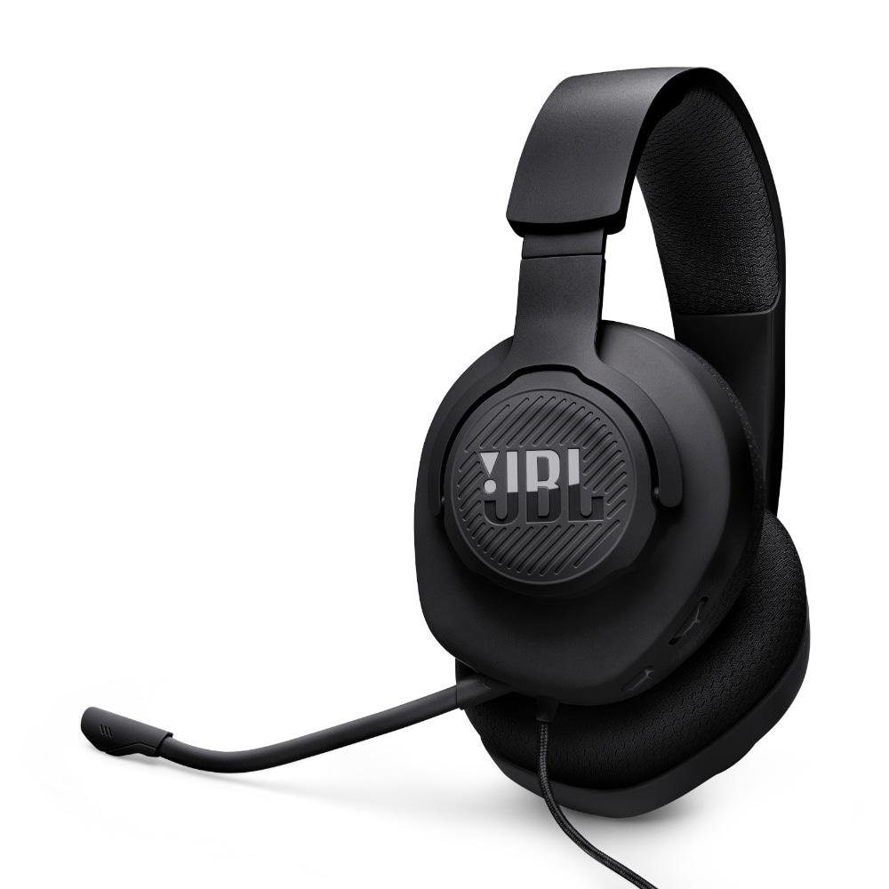 JBL Quantum 100M2 Wired Over-Ear Gaming Headset with JBL QuantumSOUND Signature, 3.5 mm Jack, Multi-Platform Compatibility and Removable Microphone with Mute Option, Black